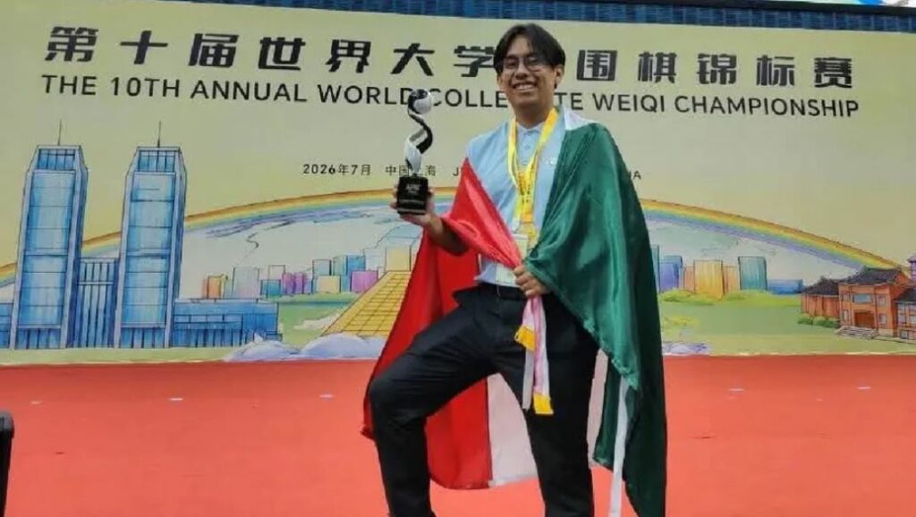 Estudiante de la UNAM gana el mundial universitario de Go en China